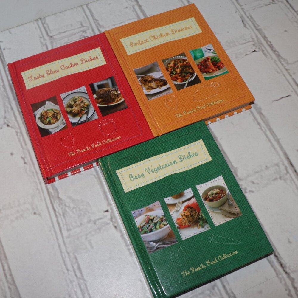 🍽️ The Family Food Collection – 3 Cookbooks (2012, Parragon Books) (bg)